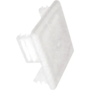 Newlec Channel Support End Cap White for 41 x 21mm Profile [Pack=100]