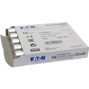Eaton Fuse-link, low voltage, 40 A, AC 690 V, 80 kA, 22 x 58 mm, gL/gG, IEC