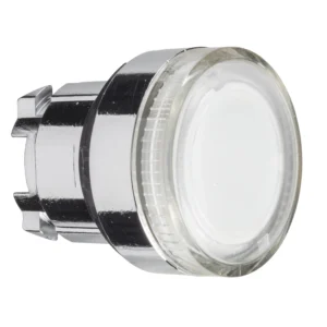 Schneider Electric Clear Flush Illuminated Pushbutton Head 22 Spring Return for BA9S Bulb