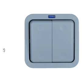 Newlec Weatherproof 2 Gang 2 Way Ip66 20Ax Switch