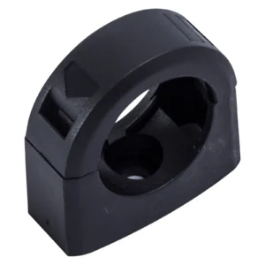 Newlec 25mm PVC Flexible Conduit Fixing Clip Black [Pack=10]