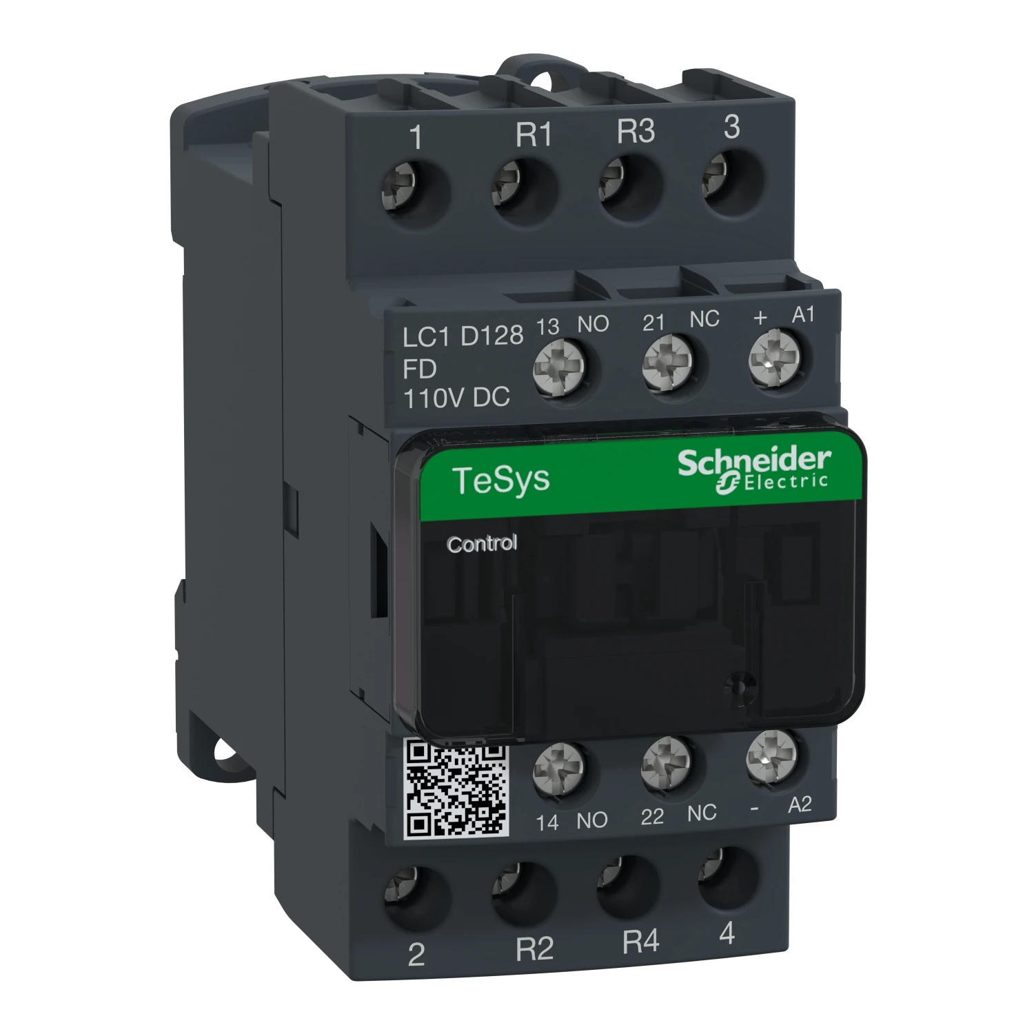 Schneider Electric Tesys D Contactor 4P (2 NO + 2 NC) AC-1 <= 440V 25A 110V DC Coil