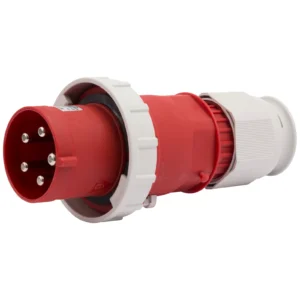 Newlec Industrial Power Plug Male 3P+N+E 125A 415V IP67 Red