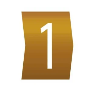 Easi-Lok Number 1 Colour Coded - Easi-Lok Chevron Cut Cable Markers on Reels 2.8-5mm Dia (reel=1000)