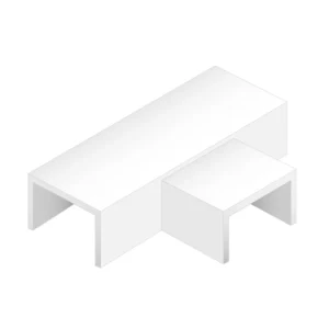 MK Electric Tee Flat Moulded 25X16mm White PVC-U