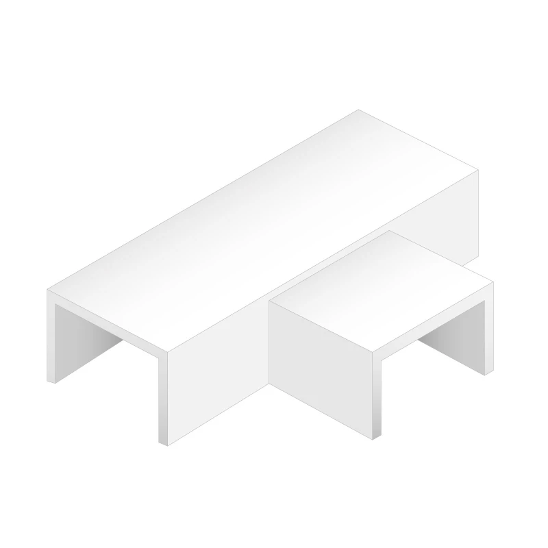 MK Electric Tee Flat Moulded 25X16mm White PVC-U
