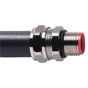 Adaptaflex Connector Type A Male IP67 M25 Brass Nickel Plated - Image 2