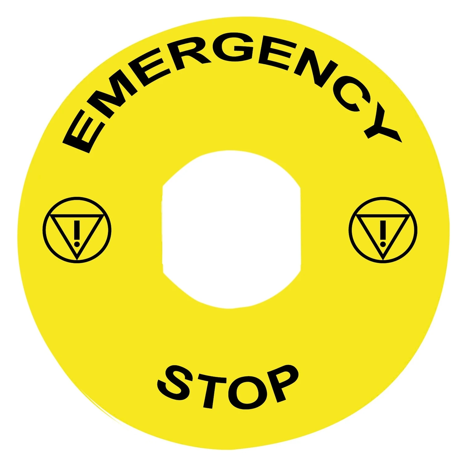 Schneider Electric Harmony Legend 90mm Diameter marked with EMERGENCY STOP/Logo - Image 2