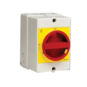 Kraus & Naimer Switch Disconnector Off Main/Emergency 4P IP66/67 20A Insulated Grey