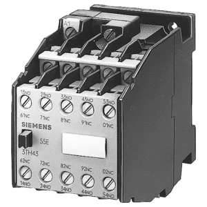 Siemens Contactor Relay 64E, 6 NO + 4 NC, Flat Connector Terminal, AC Op. 110 V AC 132 V AC