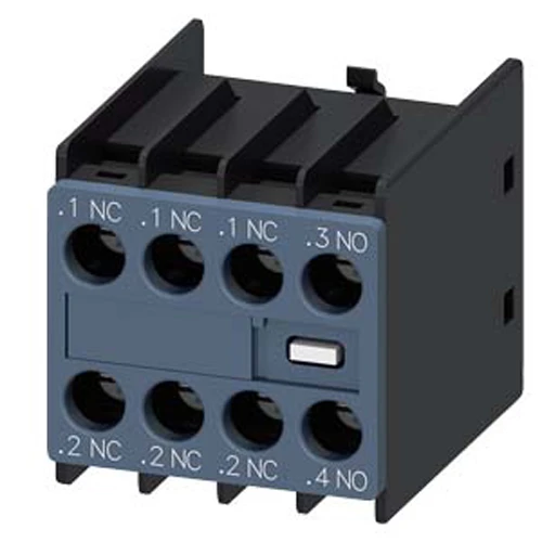 Siemens Auxiliary Switch 1 NO+3 NC Current Paths: 1 NC, 1 NC, 1 NO For Contactor Relays/Motor Contactors S00/S0 - Image 2
