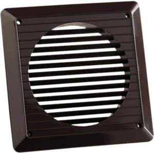 Newlec Extract Fan Wall Grille Fixed 100mm Brown
