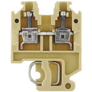 Weidmuller Terminal 28-12AWG Polyamide 66 6g 5x43.5x32.5mm Beige/Yellow