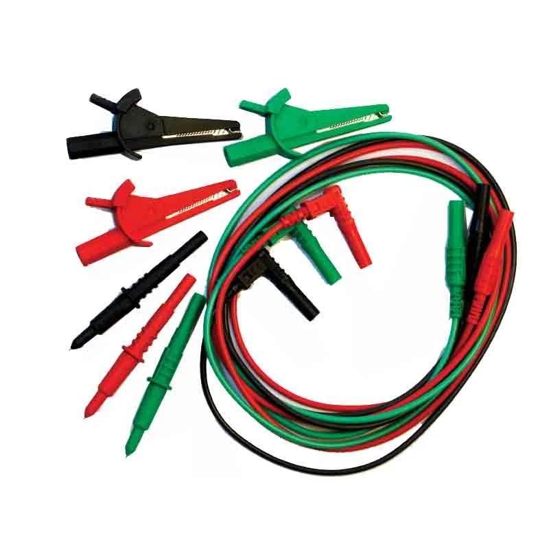 Newlec Electrical Tester Lead Set 3 Wire Unfused Leads Red/Black - Image 2