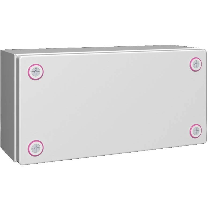 Newlec Junction Box Weatherproof RAL7035 200 x 200 x 120mm Light Grey Steel IP66 - Image 2
