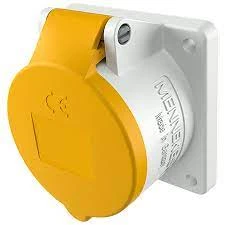 Mennekes Mennk Panel Socket 2P+E 16A 110V 4h
