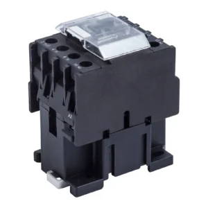 Newlec Contactor 3 Pole 1 Normally Open AC3 Rating 32A 400V AC Black