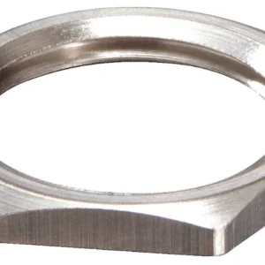 Wiska Locknut Emmu 20 M20 Brass Nickel Plated