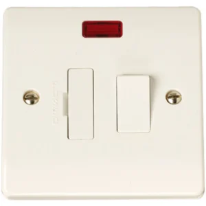 Click Scolmore Connection Unit DP Switched Fused&Neon 13A White