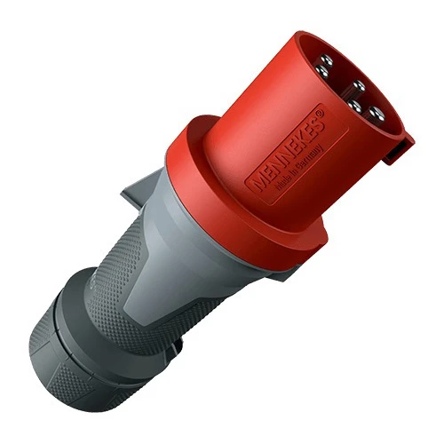 Mennekes Plug 5P Powertopxtra IP44 63A 400V 6H Red - Image 2