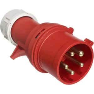 Europa Plug Industrial 3P+N+E IP44 32A 415V Red