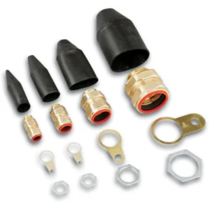 Newlec Armoured Cable Gland Pack Outdoor CW50S C/W Locknut, Earth Tag+PVC Shroud (KIT1)