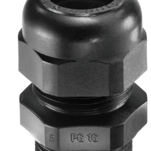 Wiska Cable Gland Skv 16 PG16 Black Polyamide IP68 (5 Bar 30 Min)
