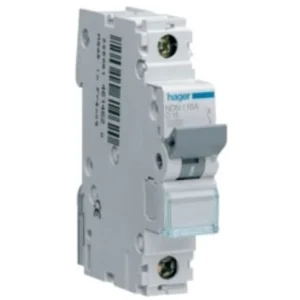 Hager MCB SP Type D 6A 10Ka 1 Module