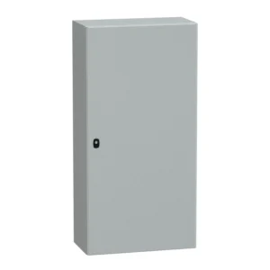 Schneider Electric Spacial S3D Plain Door Enclosure w/o Mounting Plate H1200xW600xD300 IP66 IK10 RAL7035