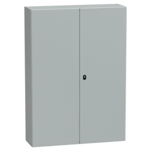 Schneider Electric Spacial S3D Plain Door Enclosure with Mounting Plate H1400xW1000xD300 IP55 IK10 RAL7035
