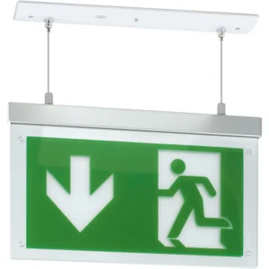 JCC a Leviton Company Exit Sign Recessed Suspended Blade 3hrM IP20