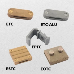 SWA Clamp Square Tape Earthing 25X3mm Aluminium