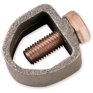 Newlec Earth Rod to Earth Tape Conductor Clamp Copper for up to 25 x 12mm Earth Tapes