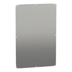 Schneider Electric Spacial CRN Plain Mounting Plate H1200xW800mm Galvanised Sheet Steel