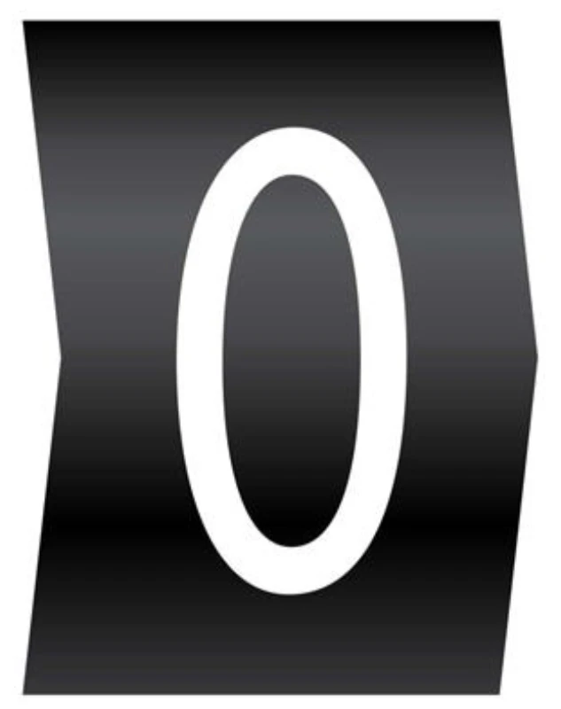 Easi-Lok 200 of Number 0 Colour Coded Easi-Lok Cable Markers - Loose Refill Packs - Image 2