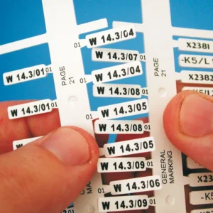 Cembre 4X12mm White Abs Cable Tag