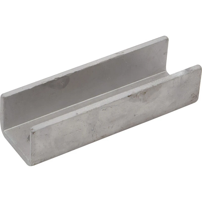 Newlec Channel Support External Coupler Hot Dipped Galvanised for 41 x 41mm Profile