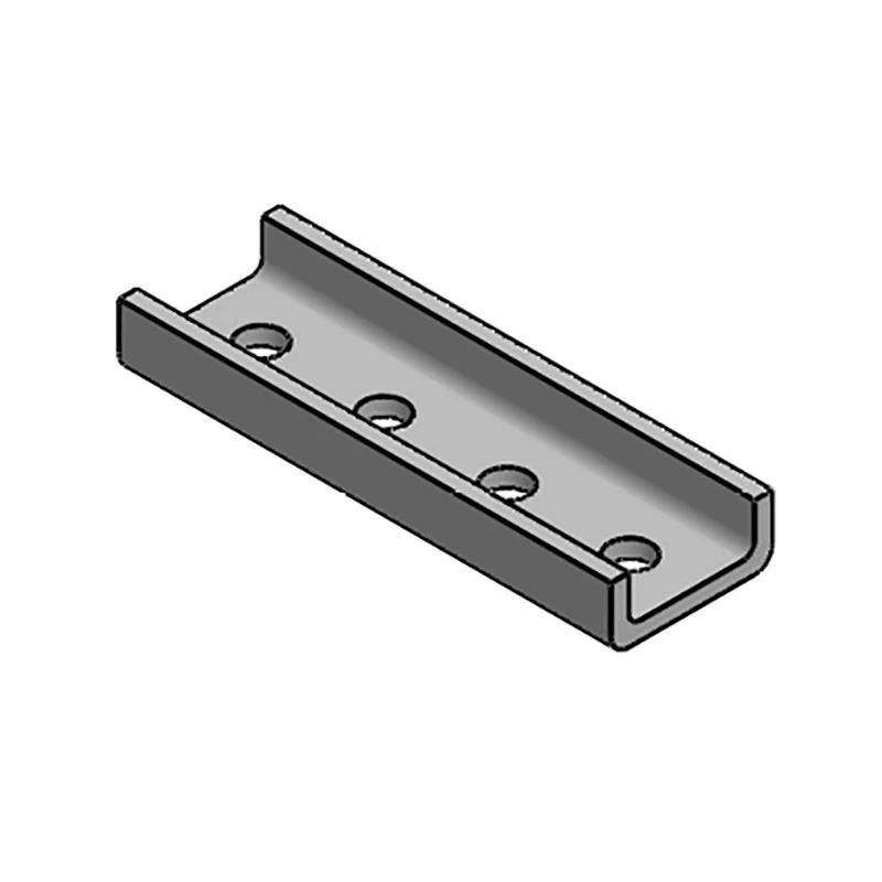 Newlec Channel Support External Coupler Hot Dipped Galvanised for 41 x 41mm Profile - Image 3