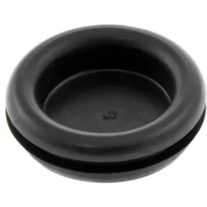 Unicrimp PVC 25mm Quick Fit Closed Cable Grommets - Black