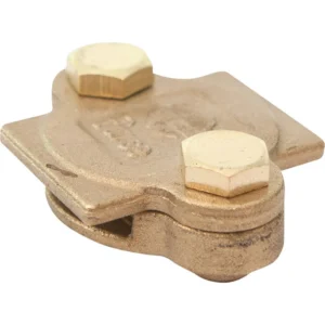 Newlec Earth Tape Conductor Bonding Clamp M10 25 x 3mm Copper