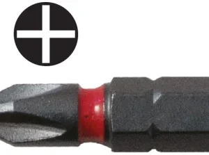 C.K Tools Impact Bit Ph2 Screwdriver (Card=3) Ph2X25mm Blue Steel