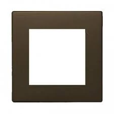 Hamilton Front Plate Single 2 Eurofix Aperture +Grid 86X86mm Richmond Bronz