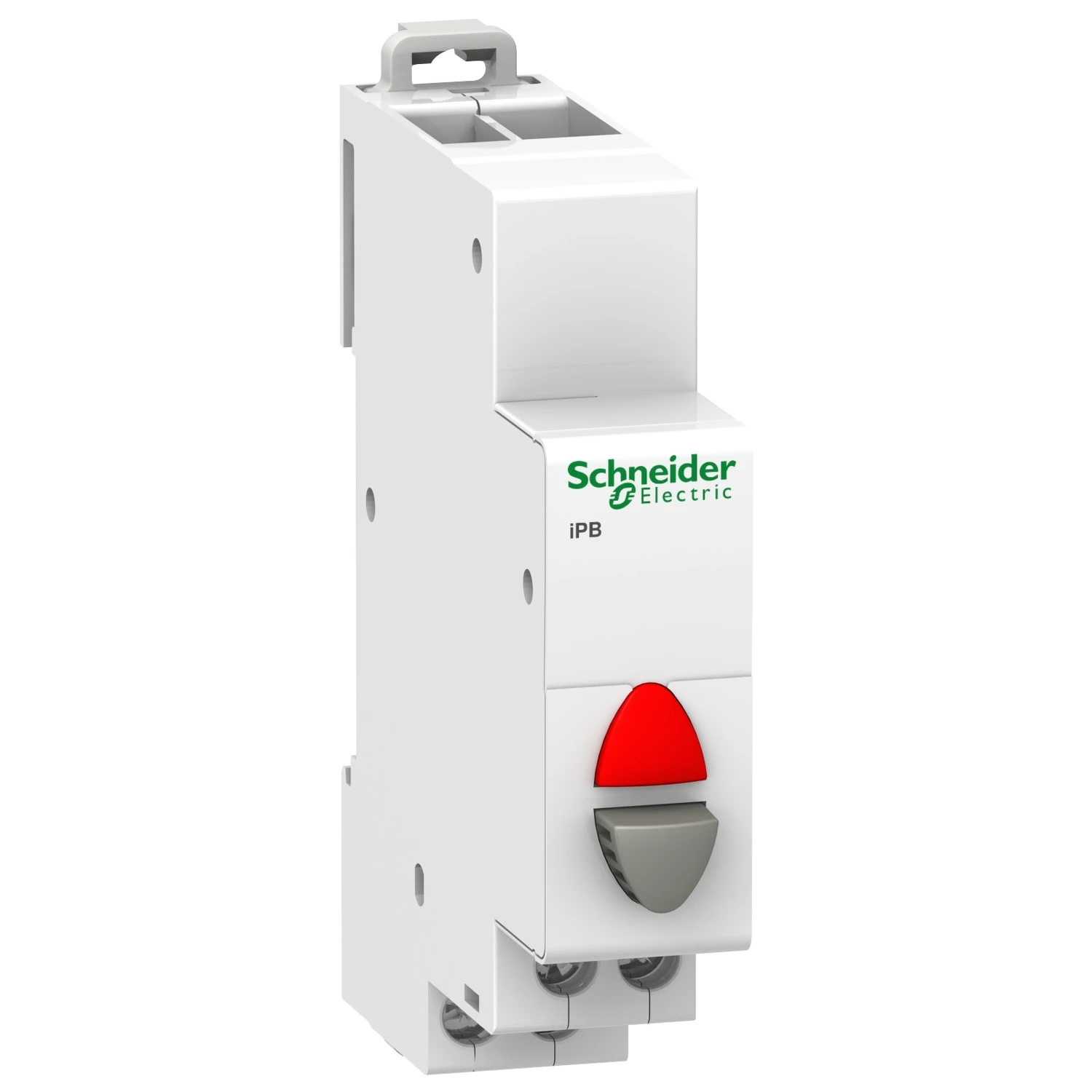 Schneider Electric Acti9 IPb 1NC Single Push Button Grey Indicator Light Red 110-230V AC - Image 2