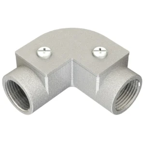 Newlec 20mm Steel Conduit Inspection Elbow 90° Galvanised Steel