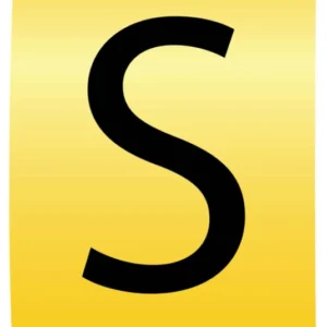 Cablecraft Letter S Black on Yellow K-Type Cable Markers 4.2-7.0mm Dia - Loose Refill Pack of 100