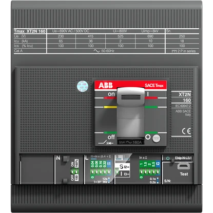 ABB XT2N 160 Ekip LSI In=160A 4p F F In=100%