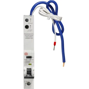 Wylex 25A 30mA SPN B Curve 6kA Type A RCBO