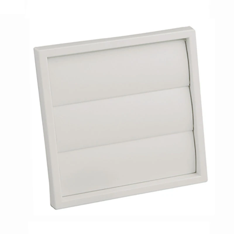 Newlec Extract Fan Wall Grille Gravity Self Closing 150mm White - Image 4