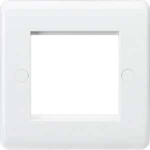 Knightsbridge MLA Curved Edge 2 Gang Modular Faceplate