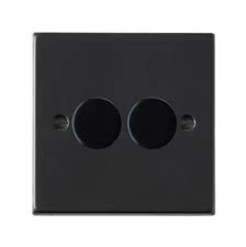 Hamilton Connection Unit Fused 88X88mm Matt Black Black Insert